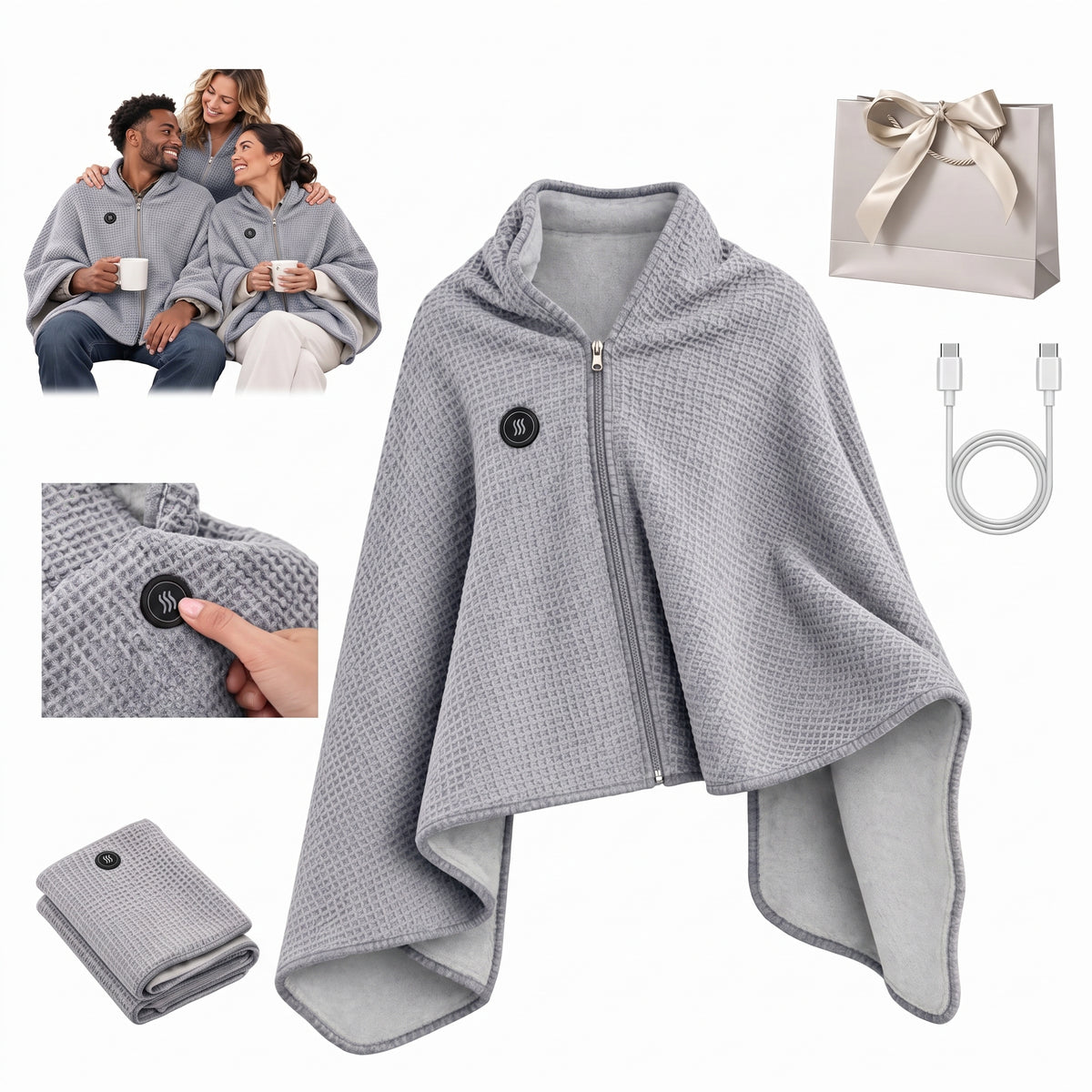 Heated Wearable Blanket