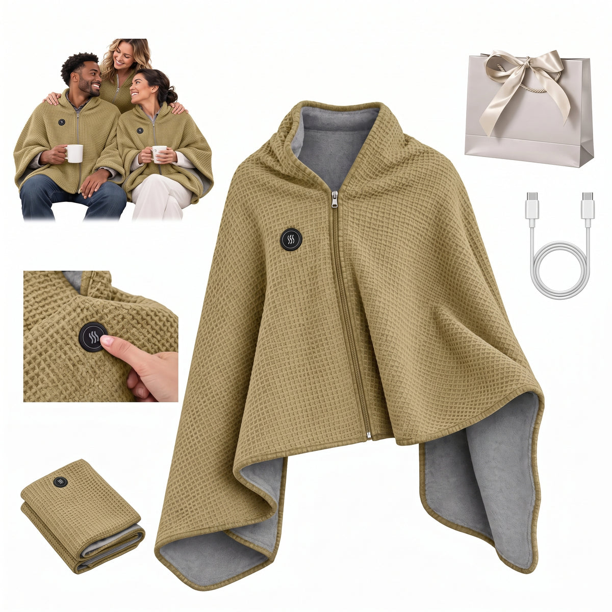 Heated Wearable Blanket